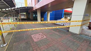 천안 백석초등학교 가 라동 석면철거 공사 사진들